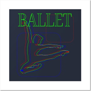 Male Ballet Dancer Posters and Art